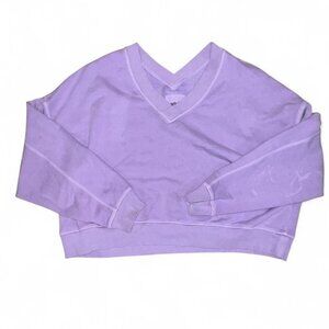 Aerie Women's Purple Sweatshirt